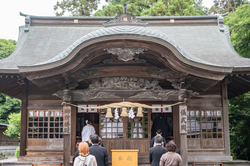 健軍神社での少人数挙式