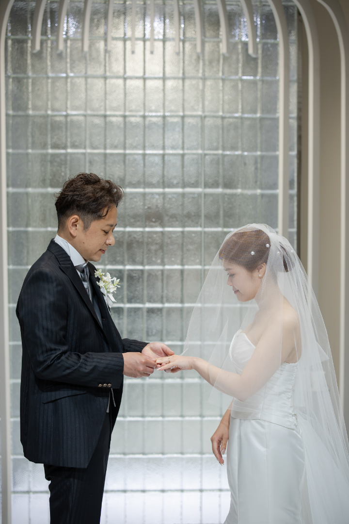 小さな結婚式熊本店　挙式レポート　No.15　パパママウエディング（挙式編）