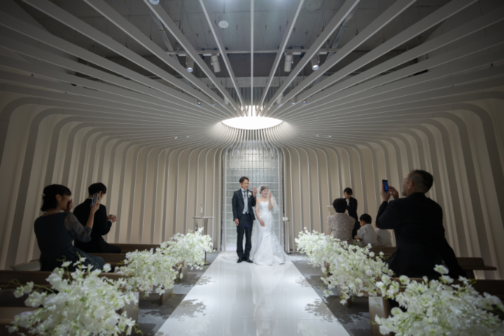 小さな結婚式熊本店　挙式レポート　No.15　パパママウエディング（挙式編）