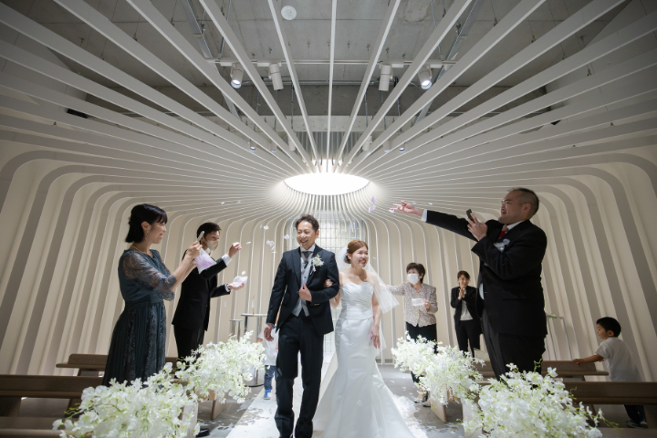 小さな結婚式熊本店　挙式レポート　No.15　パパママウエディング（挙式編）