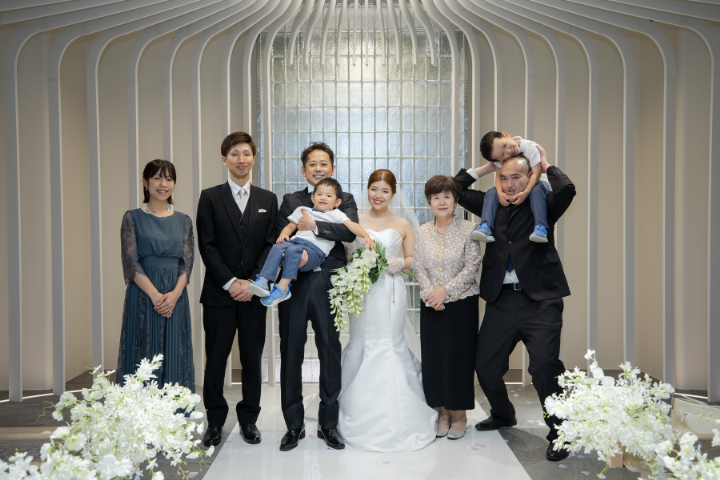 小さな結婚式熊本店　挙式レポート　No.15　パパママウエディング（挙式編）