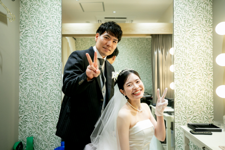 小さな結婚式熊本店　挙式レポート　No.19　３０名での挙式＆会食（イメージ撮影編）