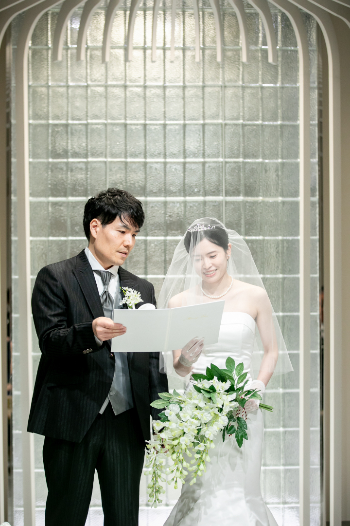 小さな結婚式熊本店　挙式レポート　No.20　３０名での挙式＆会食（挙式編）