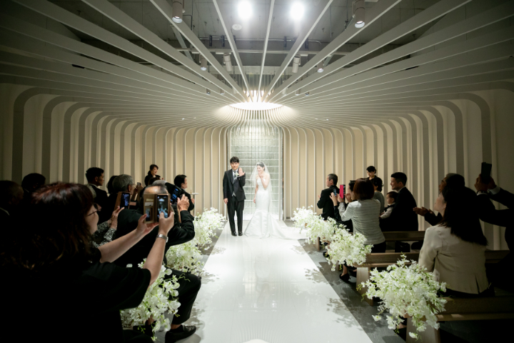 小さな結婚式熊本店　挙式レポート　No.20　３０名での挙式＆会食（挙式編）