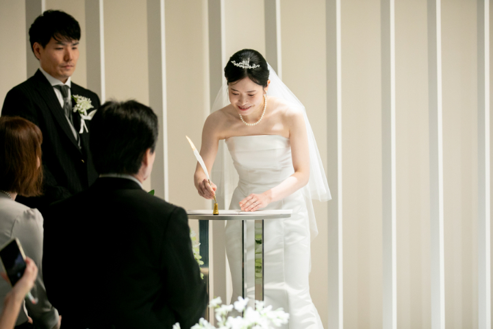 小さな結婚式熊本店　挙式レポート　No.20　３０名での挙式＆会食（挙式編）