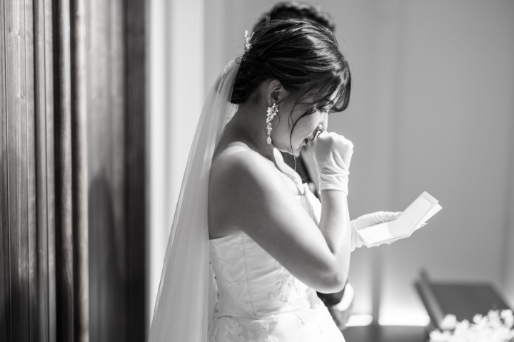 小さな結婚式熊本店　挙式レポート　No.16　挙式で感謝のお手紙を