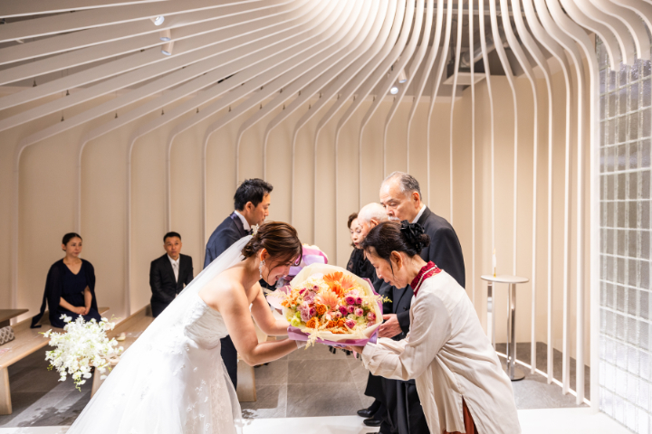 小さな結婚式熊本店　挙式レポート　No.16　挙式で感謝のお手紙を