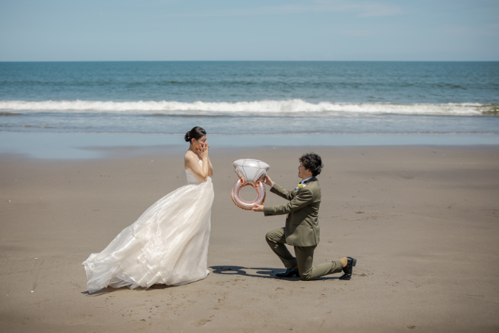 小さな結婚式熊本店 挙式レポート No.32 ANAホリデーインリゾート宮崎(ビーチ撮影編)