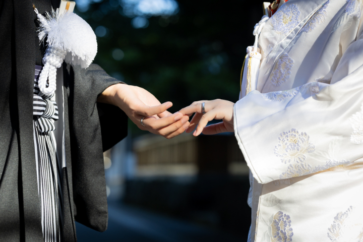 小さな結婚式熊本店　挙式レポート　No.26　健軍神社での挙式（儀式編）