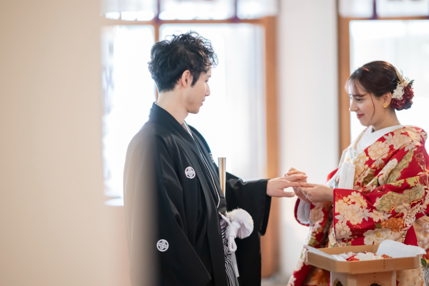 加藤神社＆青柳で会食　家族でアットホームな和婚