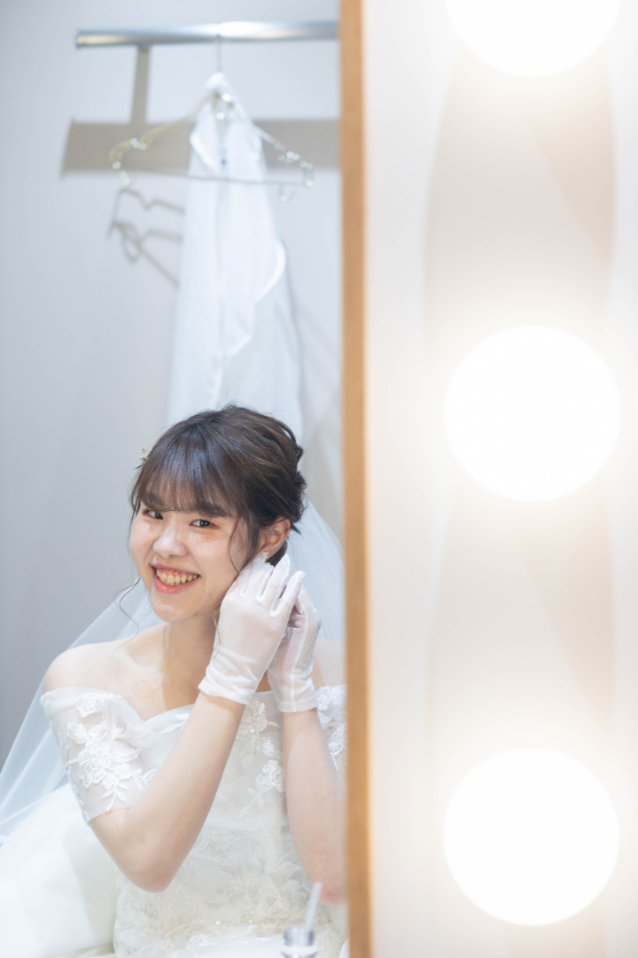 小さな結婚式熊本店　挙式レポート　No.44　９名での小さくてかわいいレストランウエディング（イメージ撮影編）