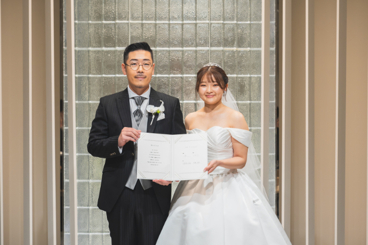 小さな結婚式熊本店　挙式レポート　No.34　お手紙で感謝を伝える１４人の少人数結婚式