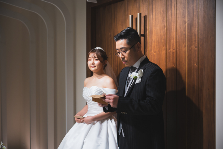 小さな結婚式熊本店　挙式レポート　No.34　お手紙で感謝を伝える１４人の少人数結婚式