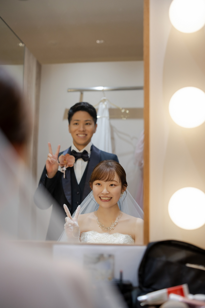 小さな結婚式熊本店　挙式レポート　No.38　15名の少人数結婚式＆レストラン会食（イメージ撮影編）
