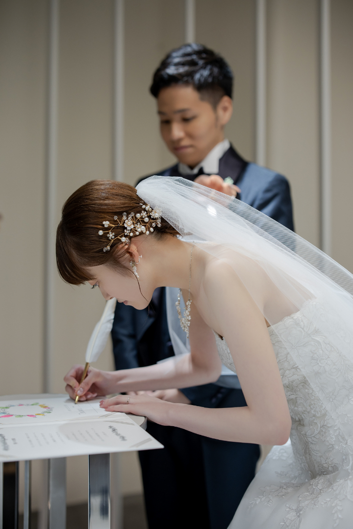 小さな結婚式熊本店　挙式レポート　No.39　15名の少人数結婚式＆レストラン会食（挙式編）
