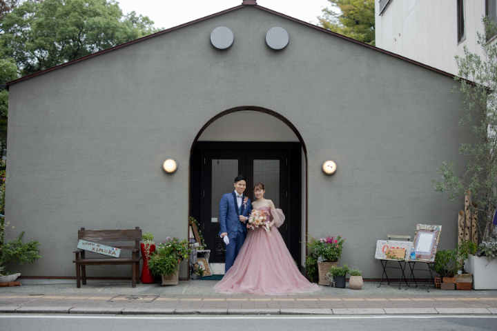 小さな結婚式熊本店　挙式レポート　No.40　15名の少人数結婚式＆レストラン会食（アシェットドゥキムラ編）