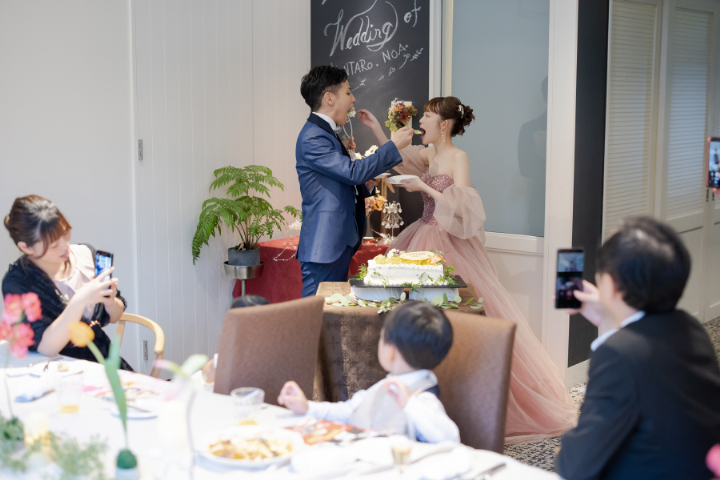 小さな結婚式熊本店 挙式レポート No.40 15名の少人数結婚式&レストラン会食(アシェットドゥキムラ編)