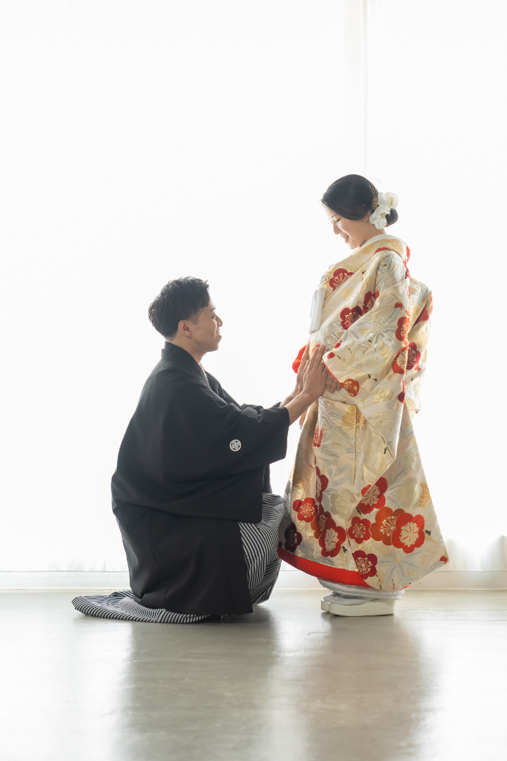 小さな結婚式熊本店　挙式レポート　No.41　加藤神社での少人数神社式＆挙式後にフォトウエディング