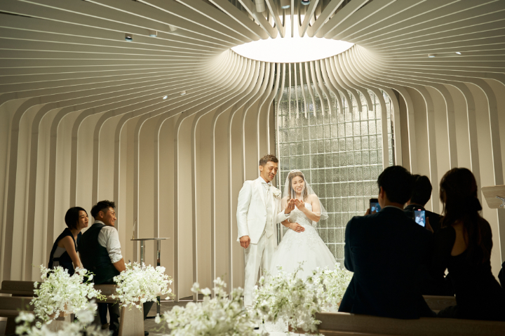 小さな結婚式熊本店　挙式レポート　No.42　挙式で行う感謝のイベント（ケーキ入刀／花嫁のお手紙）