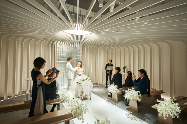 小さな結婚式熊本店　挙式レポート　No.42　挙式で行う感謝のイベント（ケーキ入刀／花嫁のお手紙）