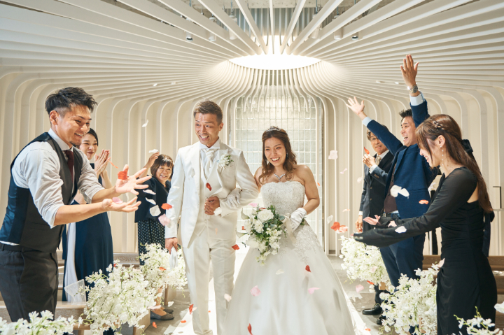 小さな結婚式熊本店　挙式レポート　No.42　挙式で行う感謝のイベント（ケーキ入刀／花嫁のお手紙）