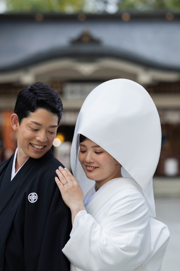 小さな結婚式熊本店 挙式レポート No.36 加藤神社での少人数結婚式&会食(挙式編)