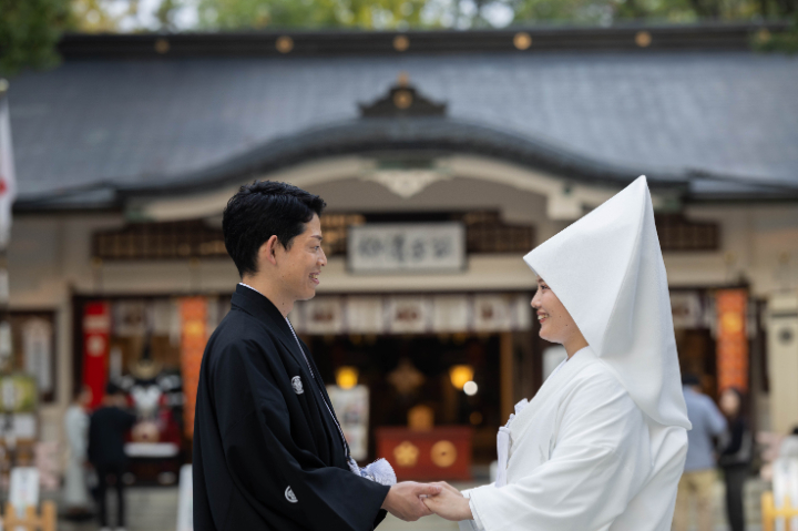 小さな結婚式熊本店 挙式レポート No.36 加藤神社での少人数結婚式&会食(挙式編)