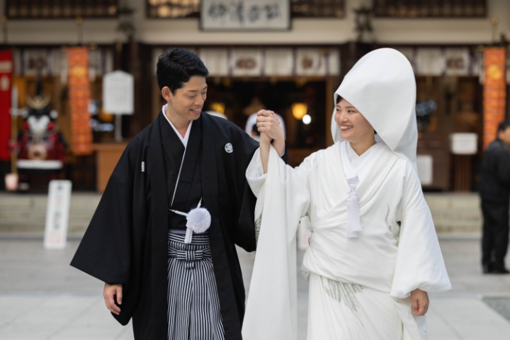小さな結婚式熊本店 挙式レポート No.36 加藤神社での少人数結婚式&会食(挙式編)