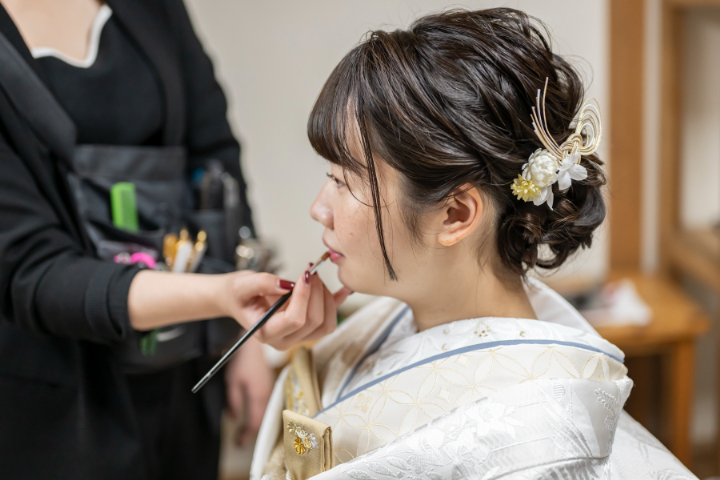 小さな結婚式熊本店　挙式レポート　No.41　雨上がりの健軍神社＆レストラン会食（挙式前のイメージ撮影）