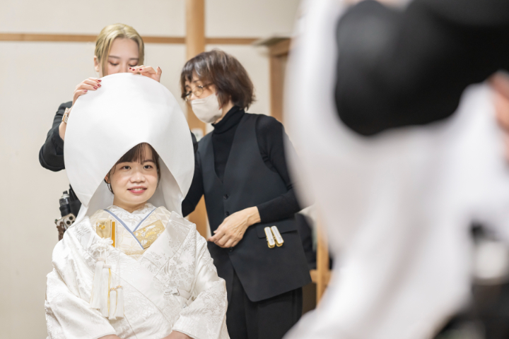 小さな結婚式熊本店　挙式レポート　No.41　雨上がりの健軍神社＆レストラン会食（挙式前のイメージ撮影）