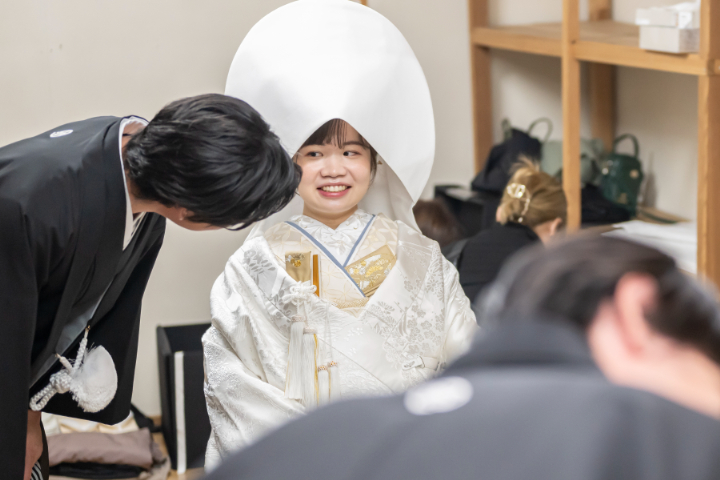 小さな結婚式熊本店　挙式レポート　No.41　雨上がりの健軍神社＆レストラン会食（挙式前のイメージ撮影）