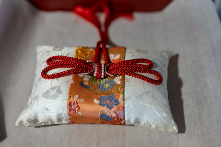 小さな結婚式熊本店　挙式レポート　No.42　雨上がりの健軍神社＆レストラン会食（挙式編）