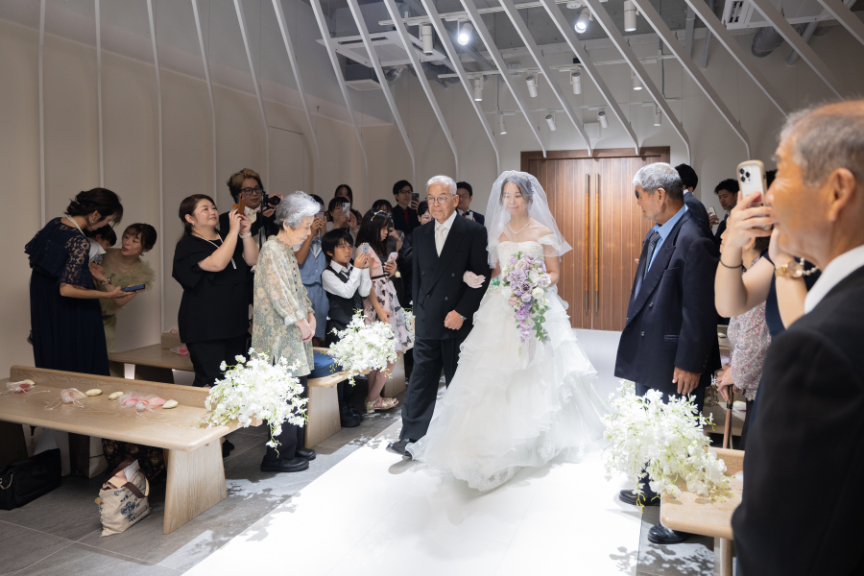 熊本チャペル　挙式レポート【ラプンツェルウエディング】挙式編