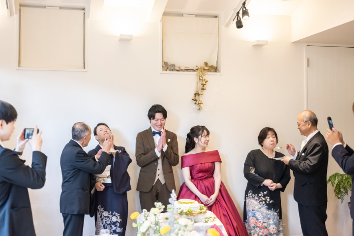 小さな結婚式熊本店　挙式レポート　No.43　雨上がりの健軍神社＆レストラン会食（アシェットドゥキムラ会食編）