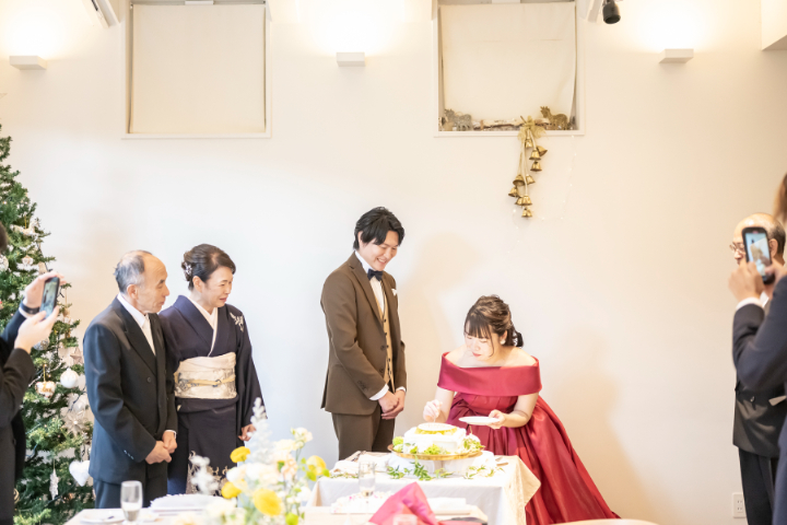 小さな結婚式熊本店　挙式レポート　No.43　雨上がりの健軍神社＆レストラン会食（アシェットドゥキムラ会食編）