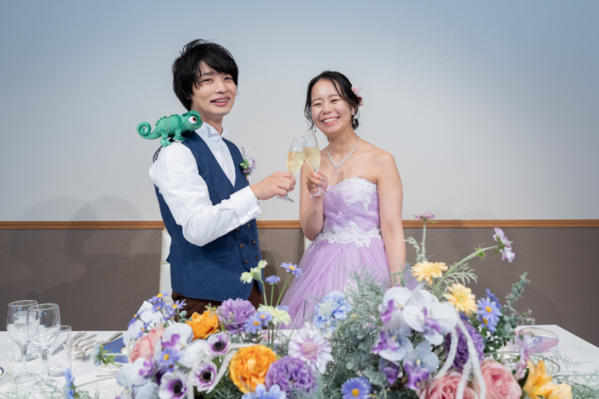 熊本チャペル 挙式レポート【ラプンツェルウエディング】会食編