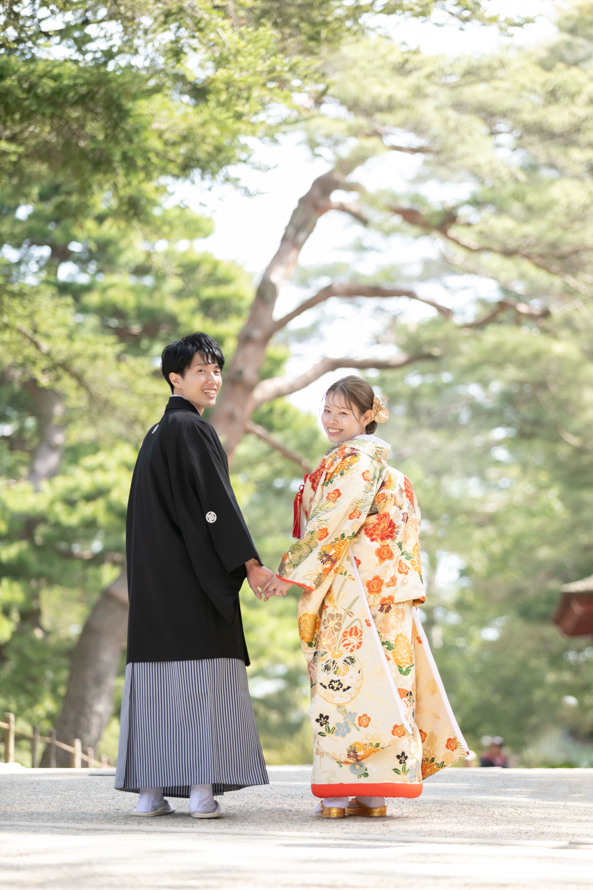 兼六園でのロケーション撮影＆金澤神社での和婚式♪【前撮り編】