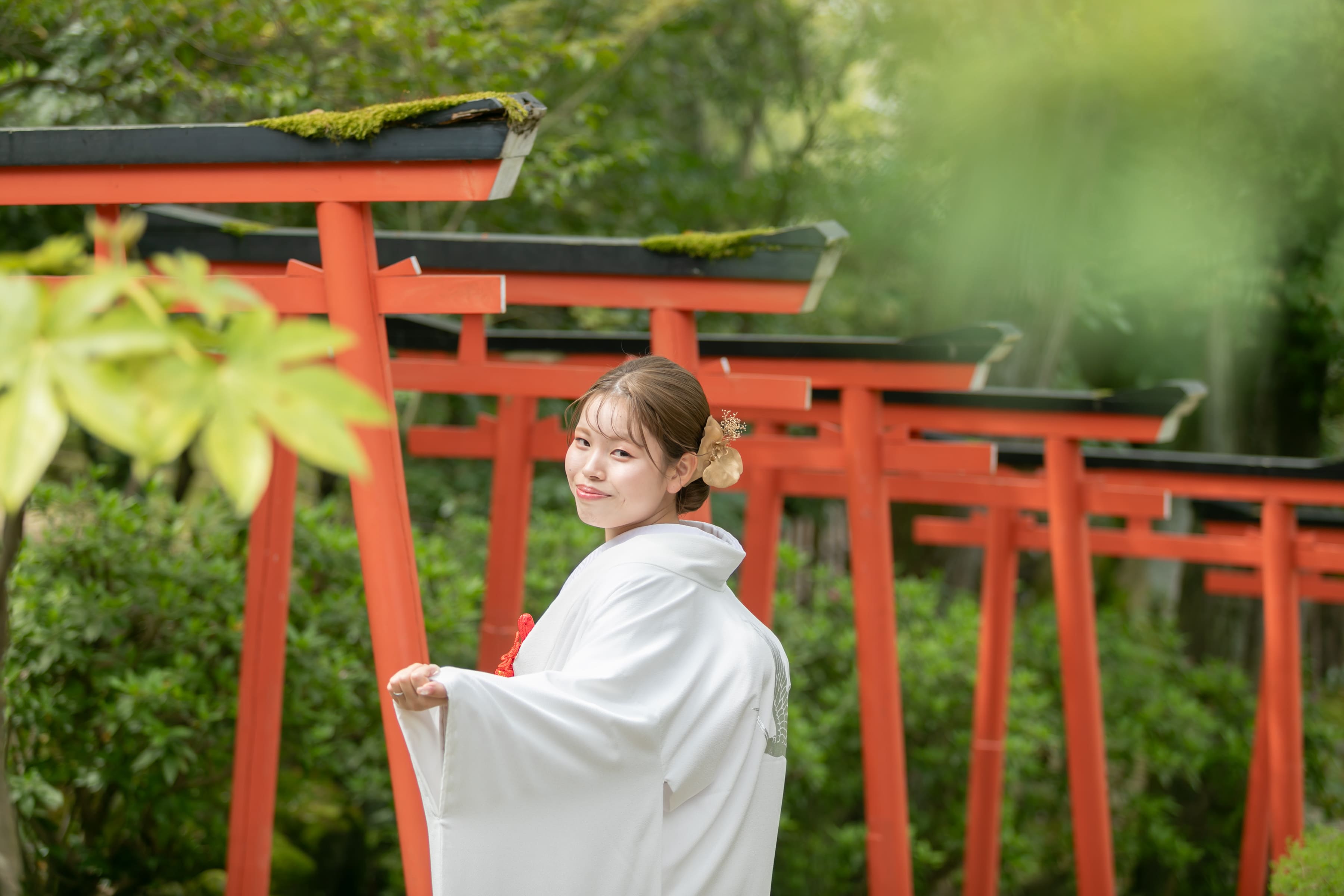 兼六園でのロケーション撮影&金澤神社での和婚式♪【挙式編①】