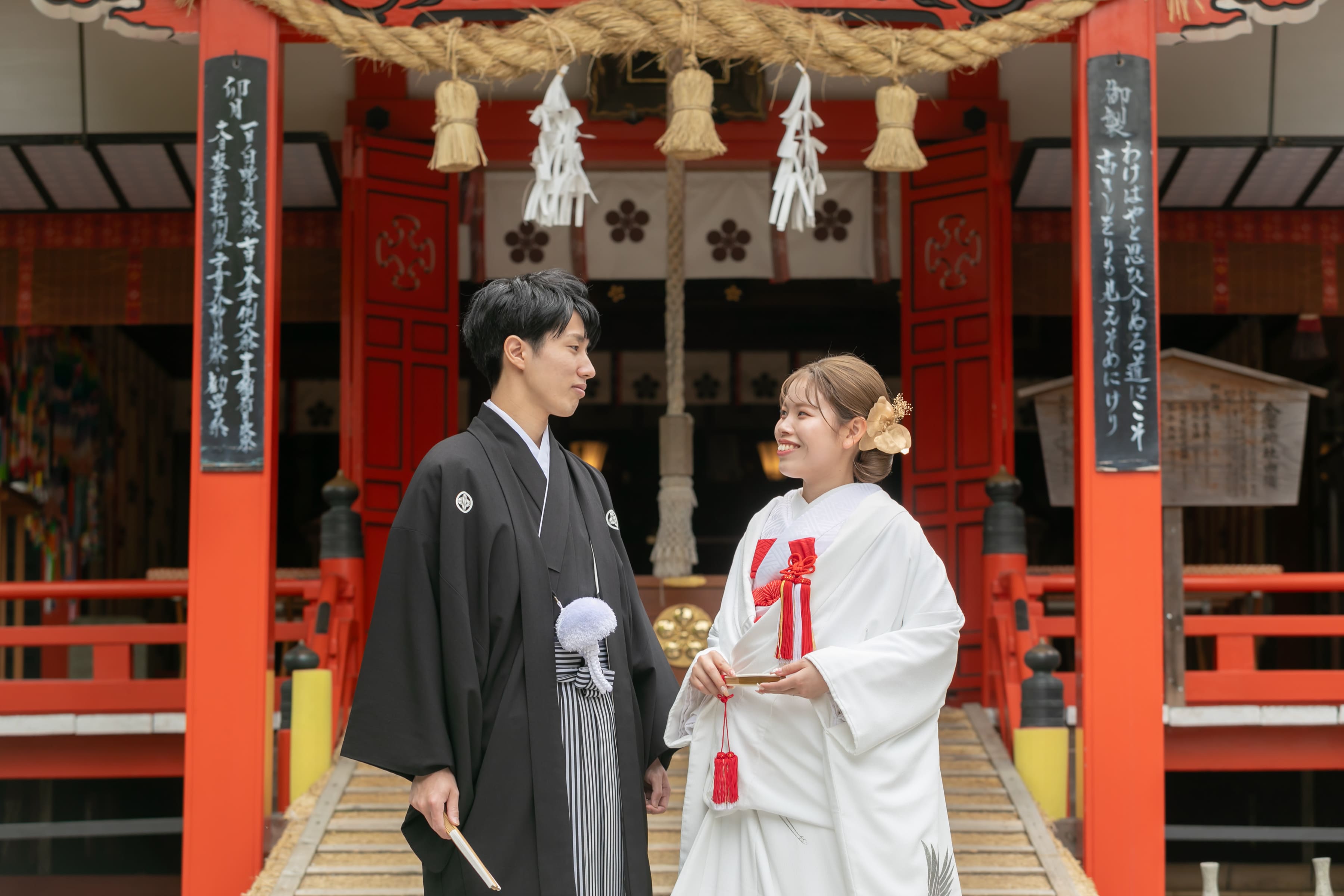 兼六園でのロケーション撮影＆金澤神社での和婚式♪【挙式編①】