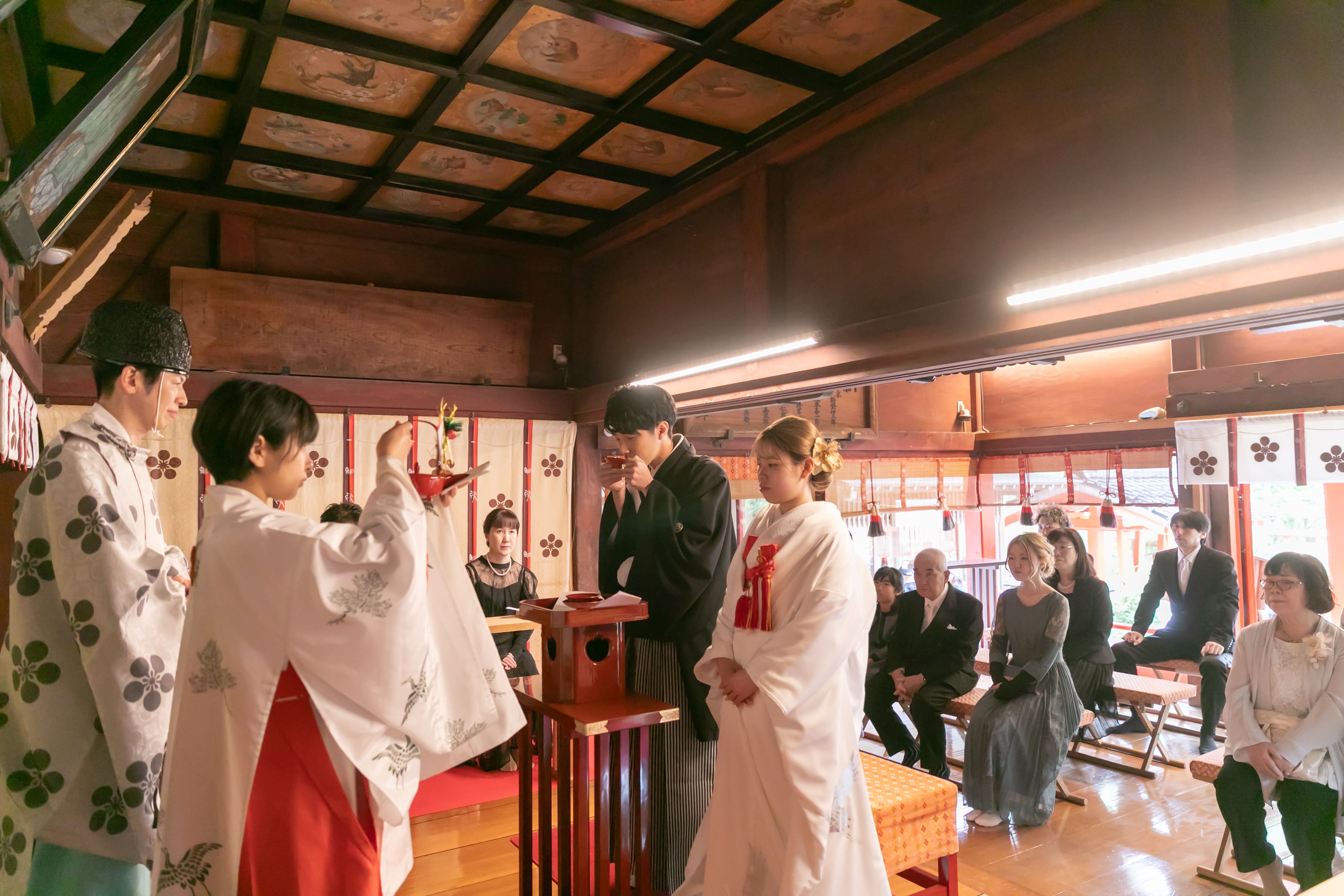 兼六園でのロケーション撮影&金澤神社での和婚式♪【挙式編②】