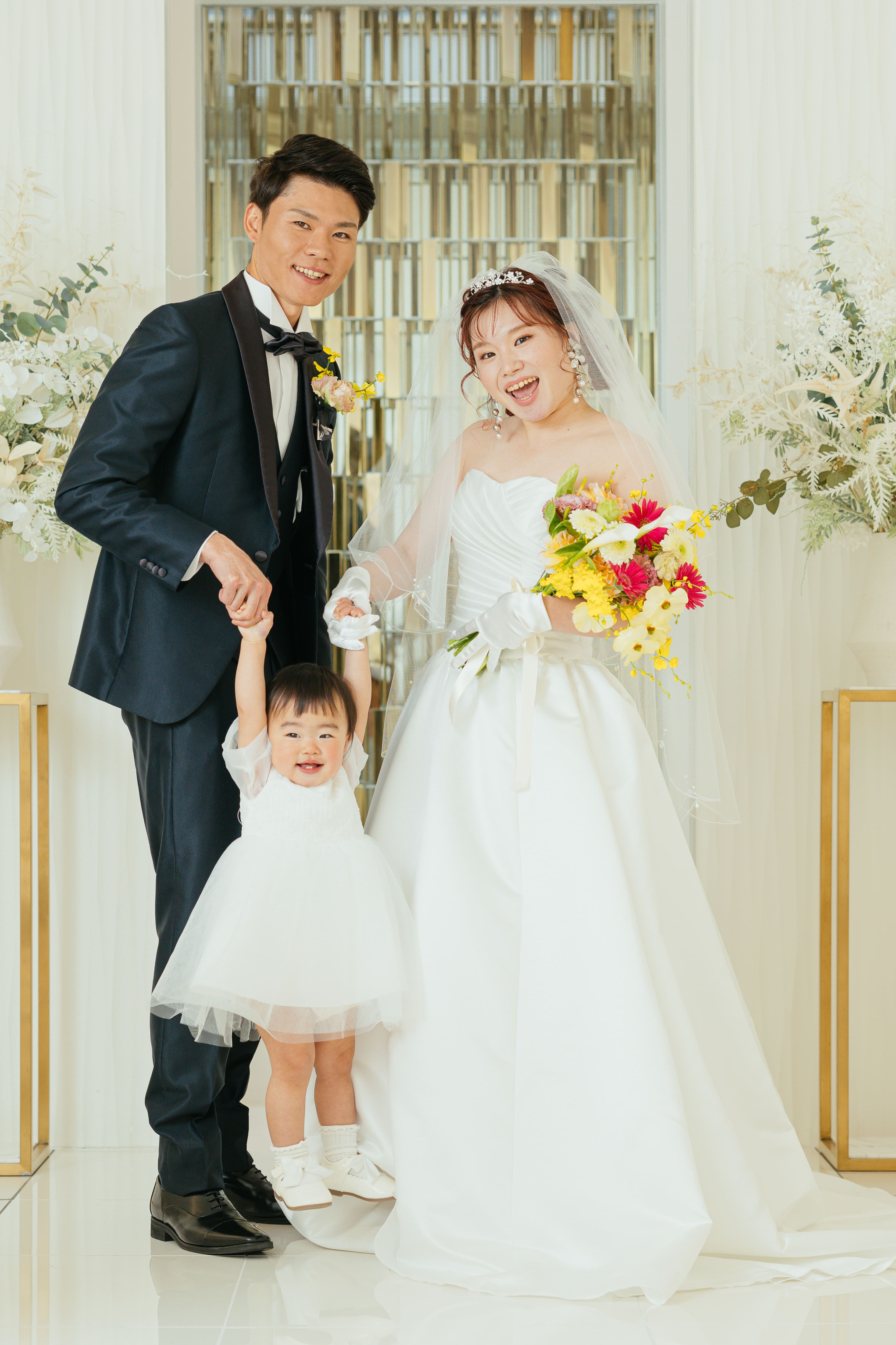 お子様と笑顔いっぱいアットホームな結婚式【挙式編①】