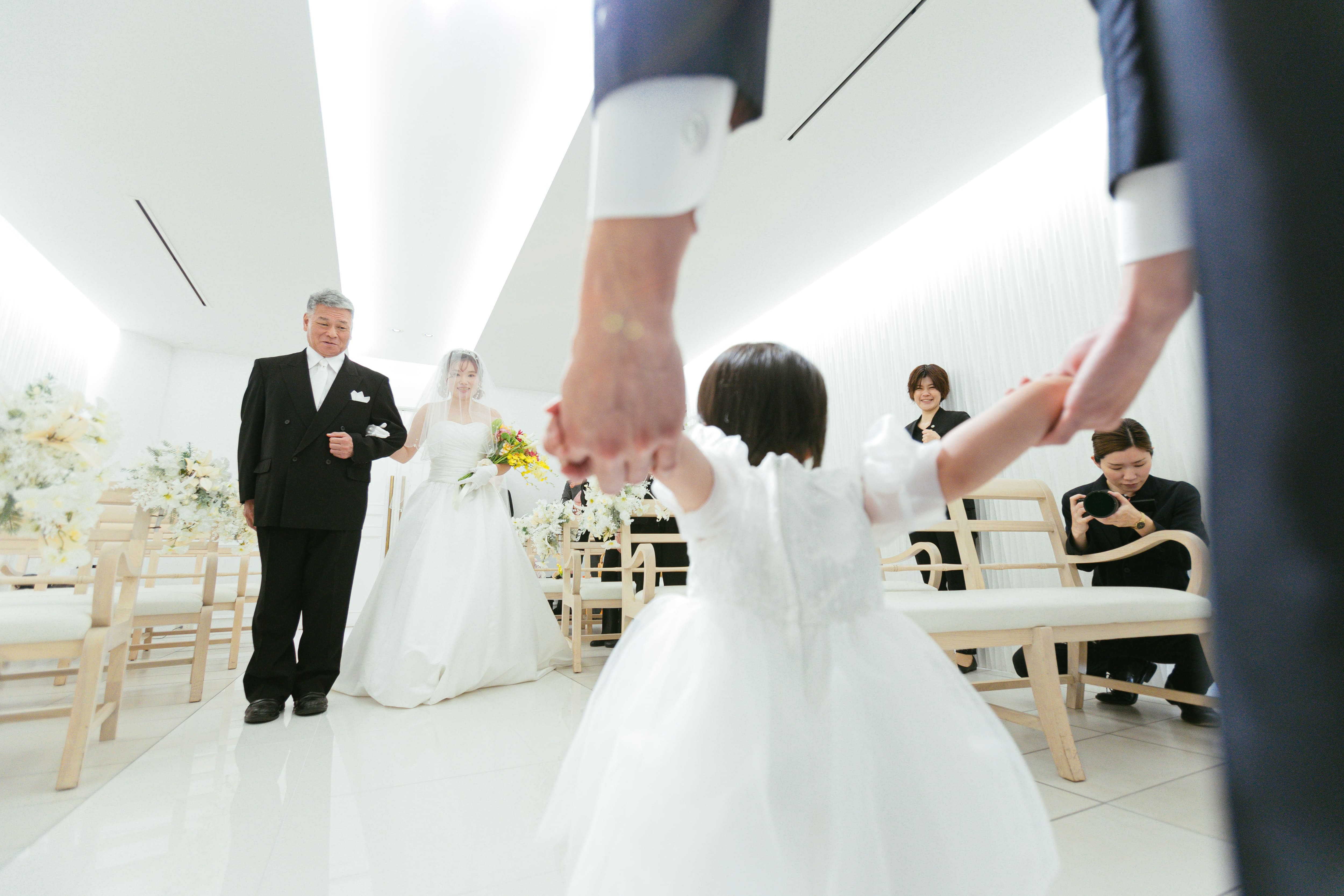 お子様と笑顔いっぱいアットホームな結婚式【挙式編①】