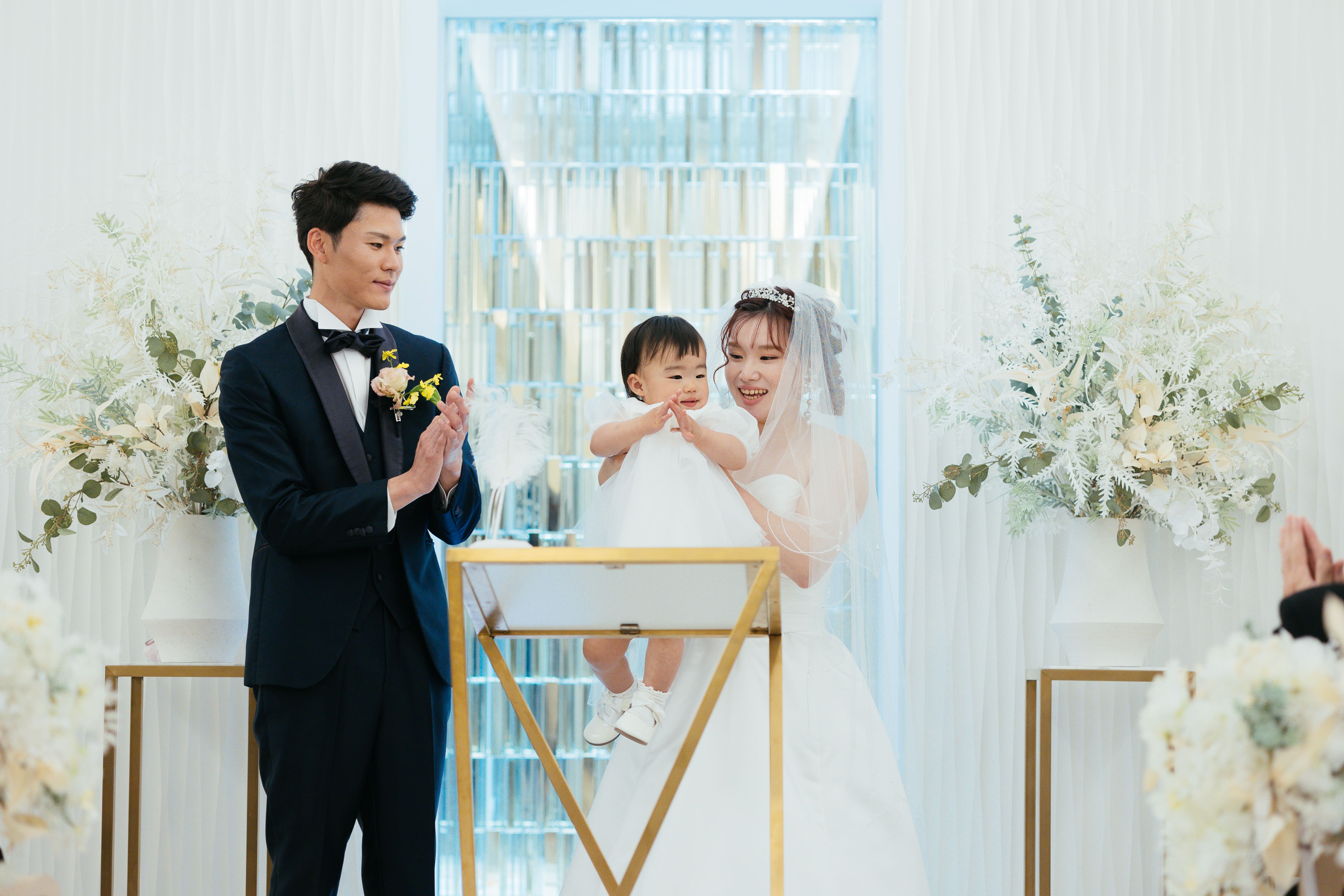 お子様と笑顔いっぱいアットホームな結婚式【挙式編③】