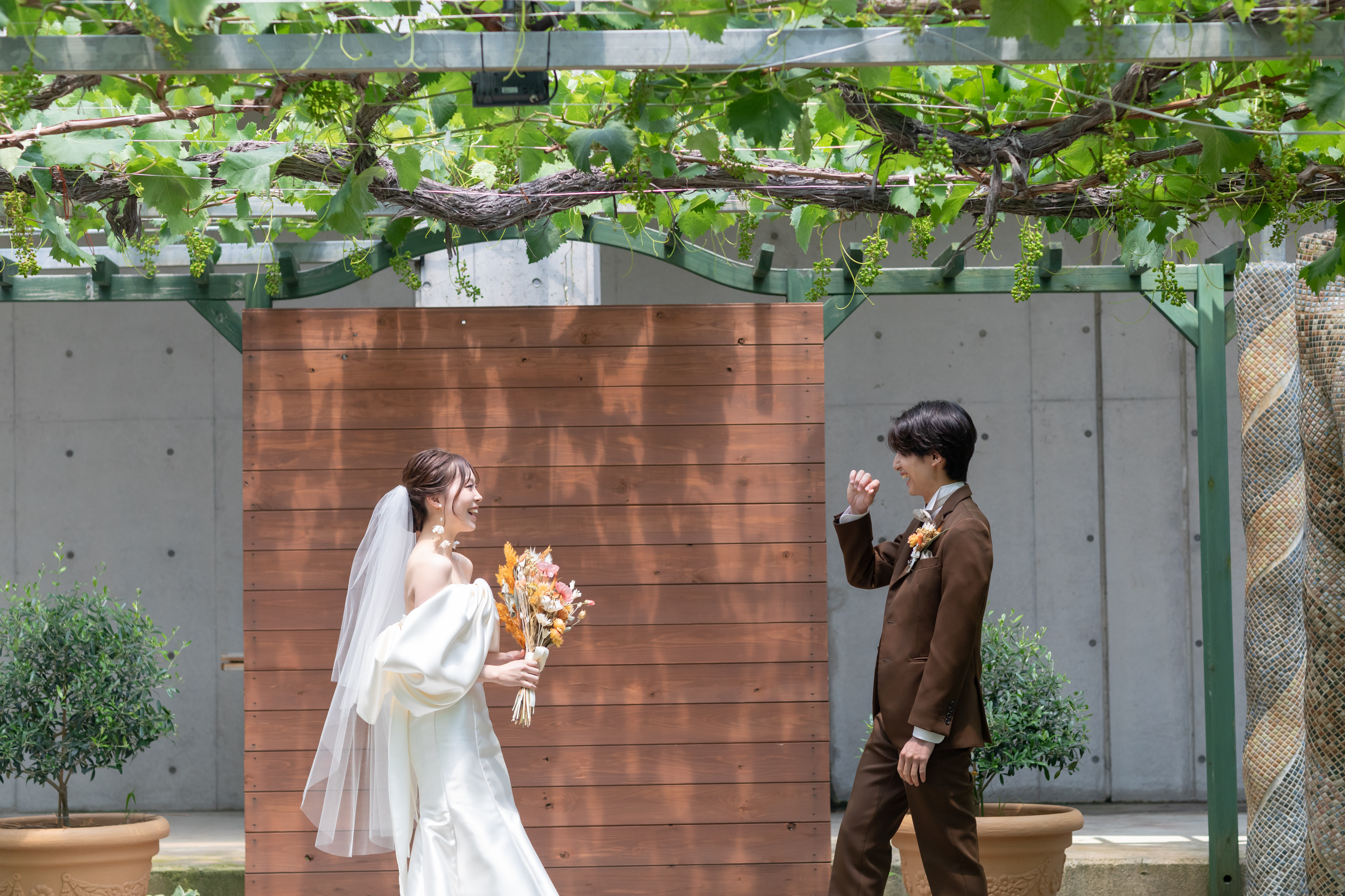 ぶどうの森での結婚式　Part1