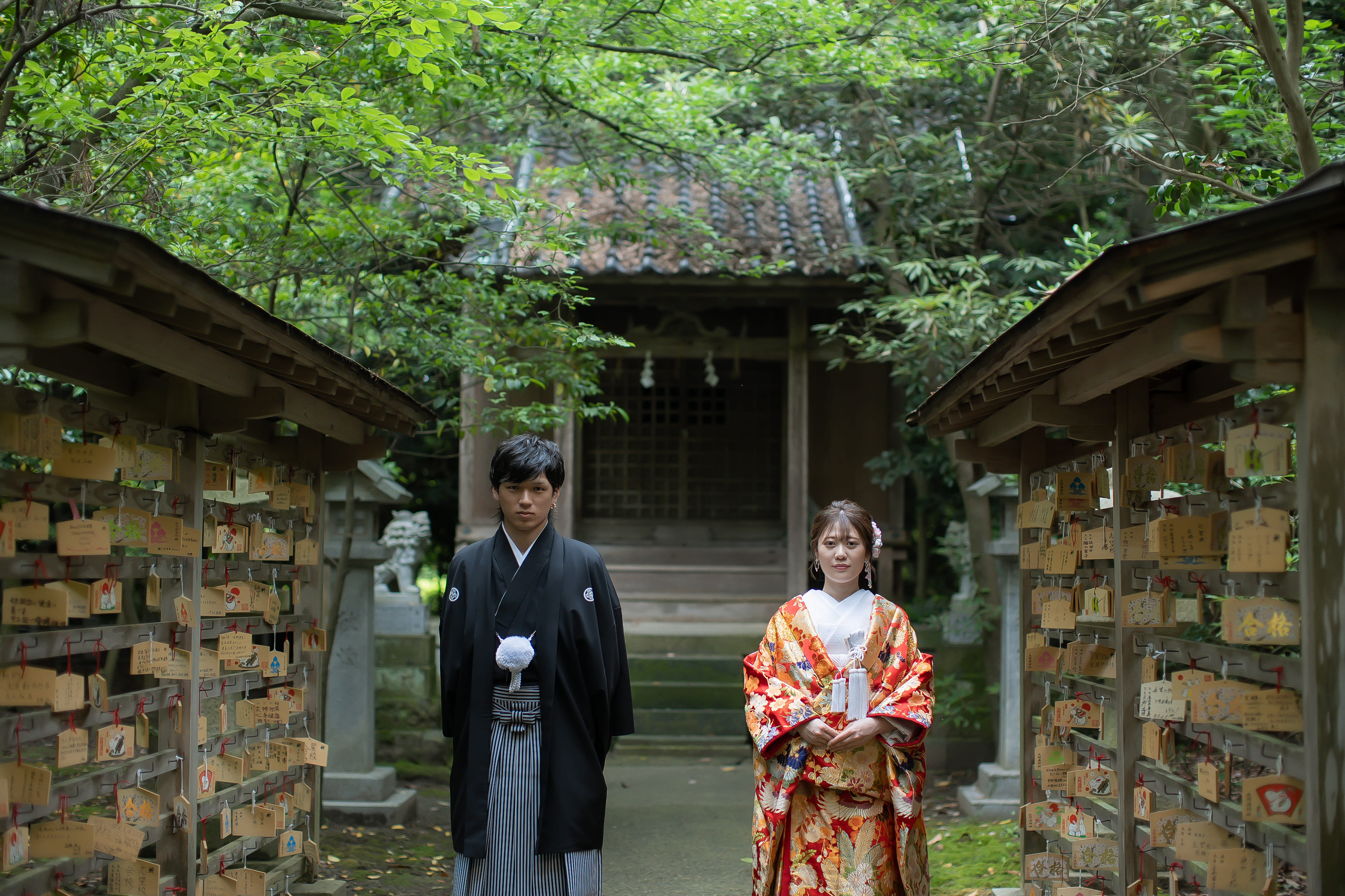 当日前撮り写真と和婚レポート♪(挙式編前編)