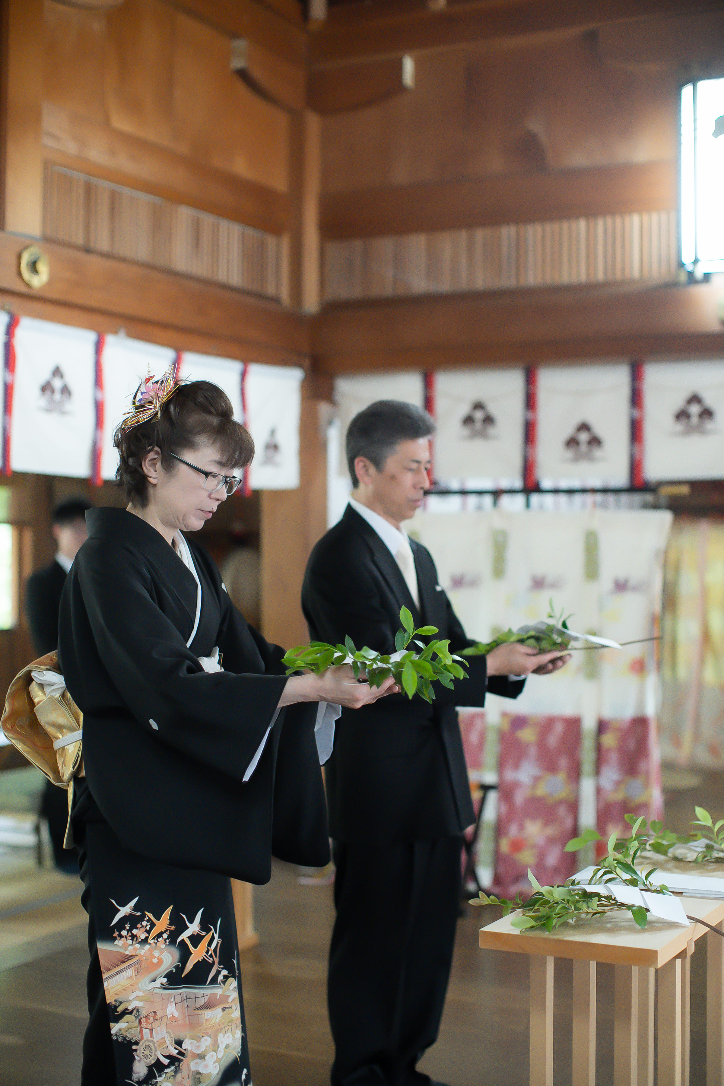 当日前撮り写真と和婚レポート♪(挙式編後編)