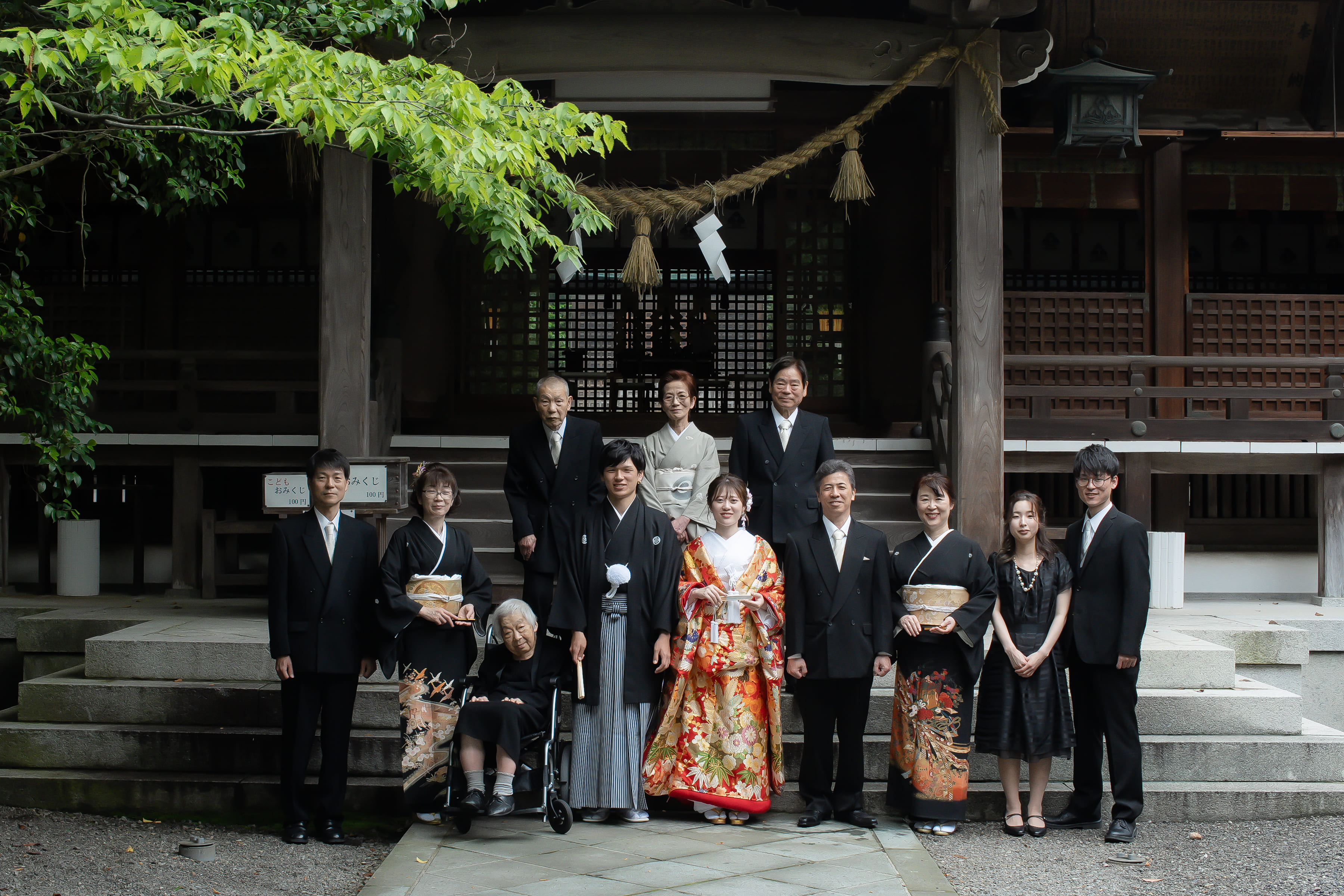 当日前撮り写真と和婚レポート♪(挙式編後編)