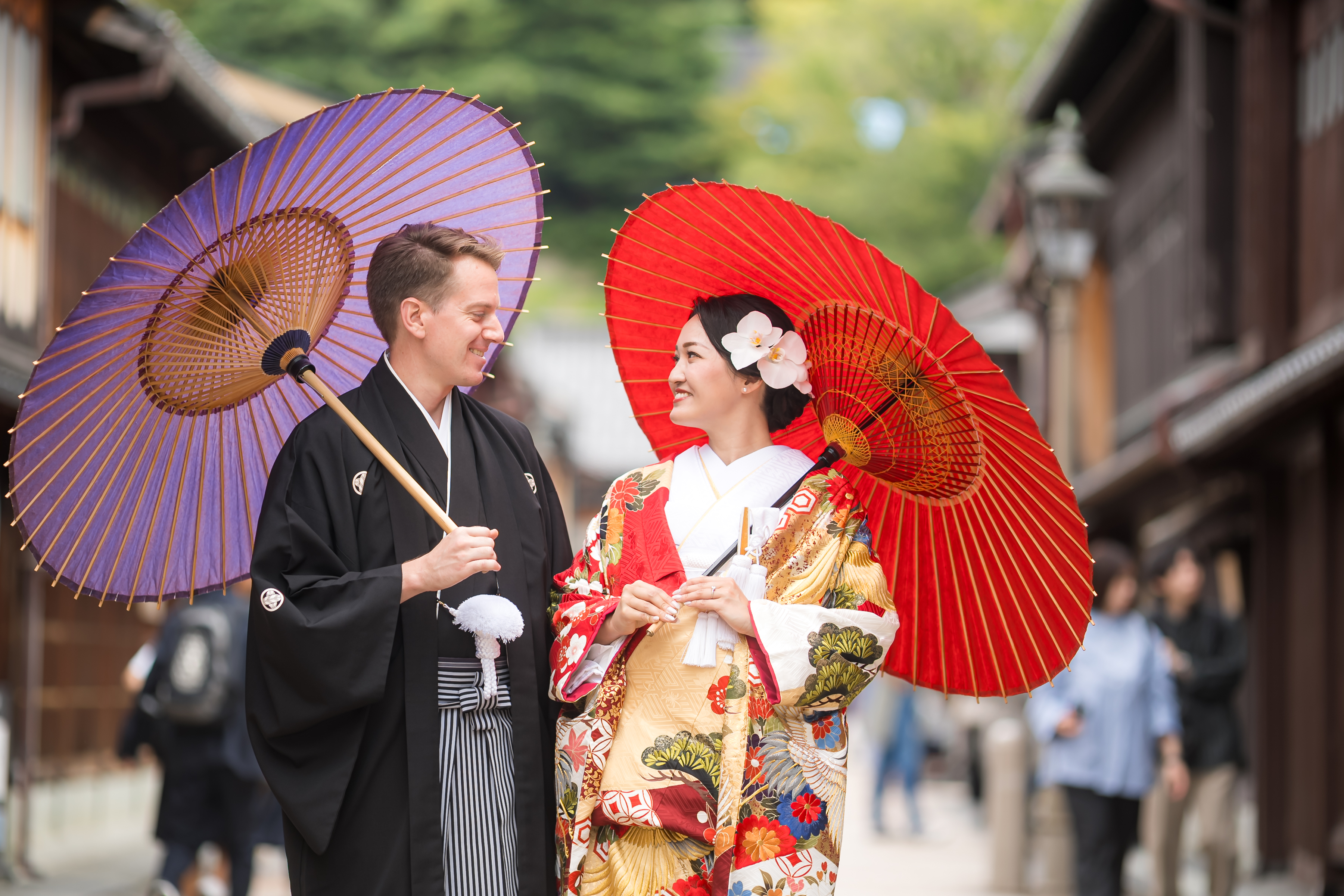 金沢で叶える神社婚　～ひがし茶屋街でのロケーション撮影～