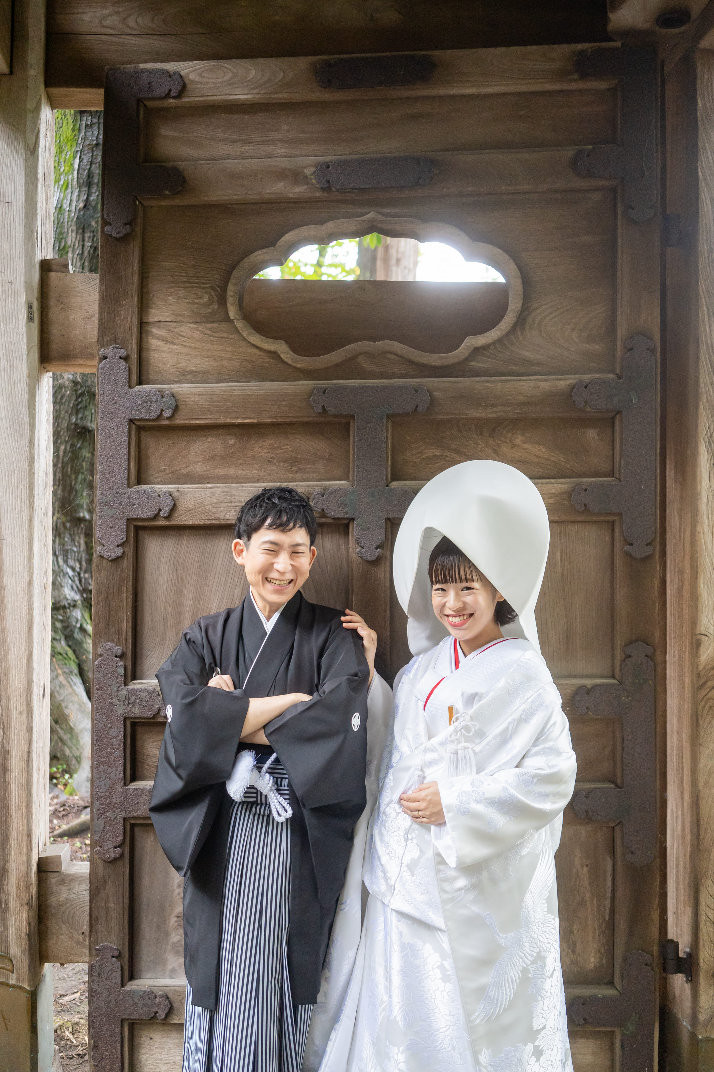 尾山神社での和装結婚式♪①