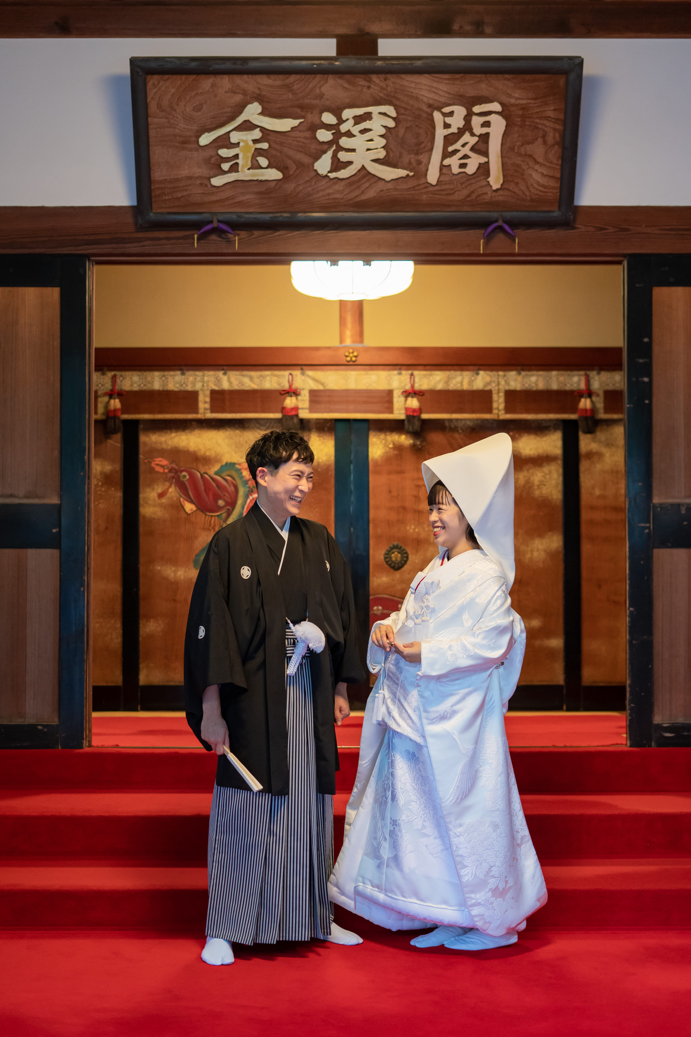尾山神社での和装結婚式♪①